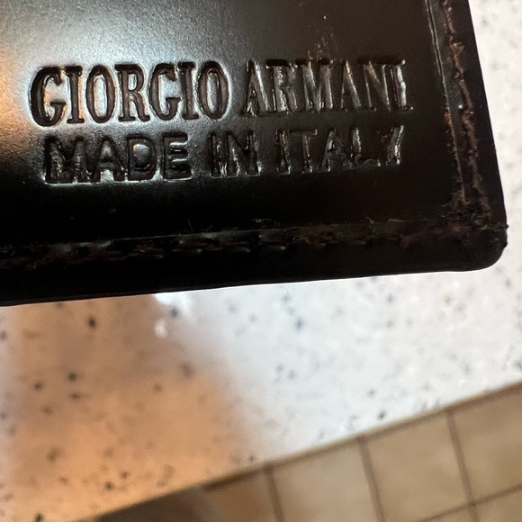 Giorgio Armani Men’s Wallet - Dark Brown - Picture 7 of 8